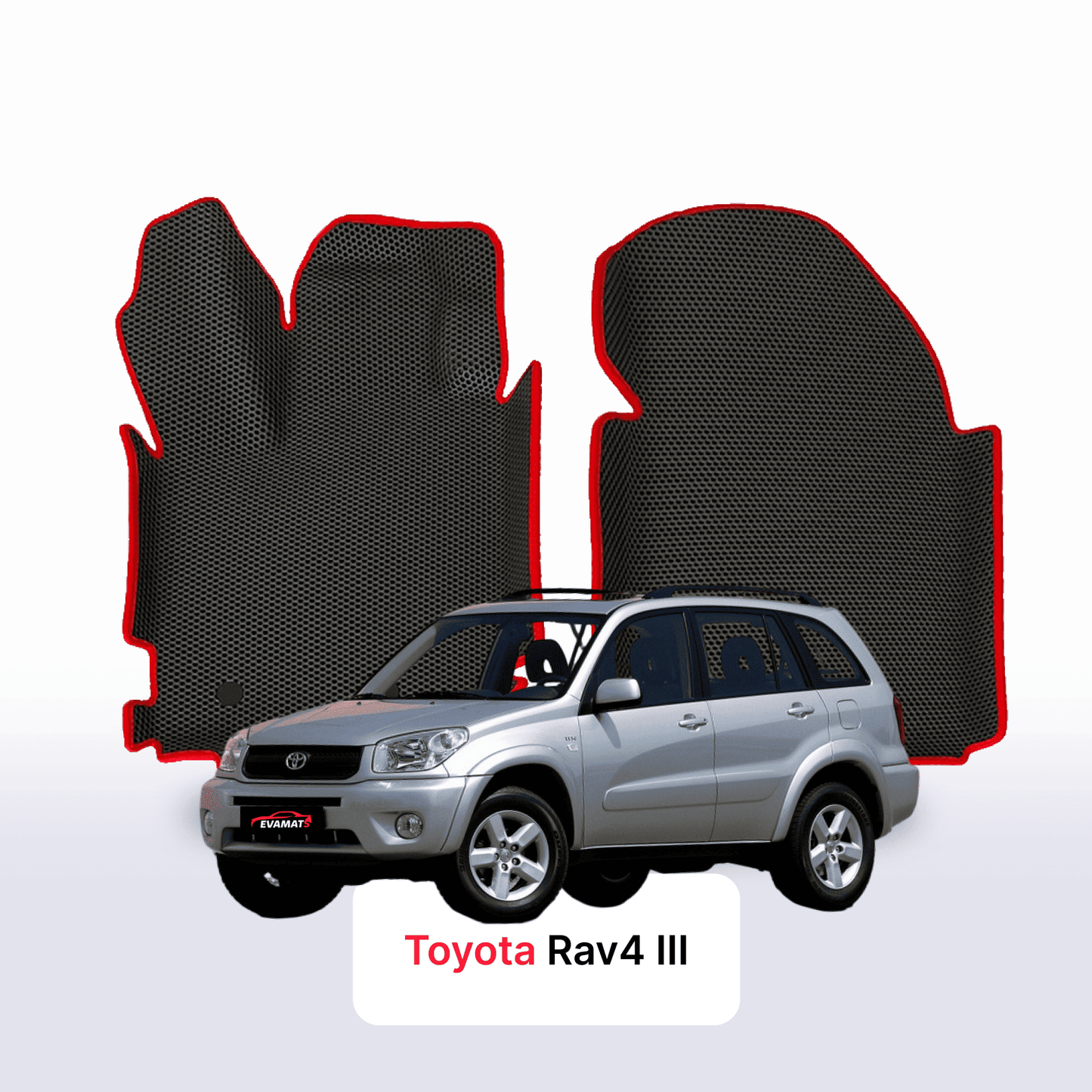 Car mats EVAMATS for Toyota Rav 4 (XA20) 2 gen 2000-2006 year SUV 5 door