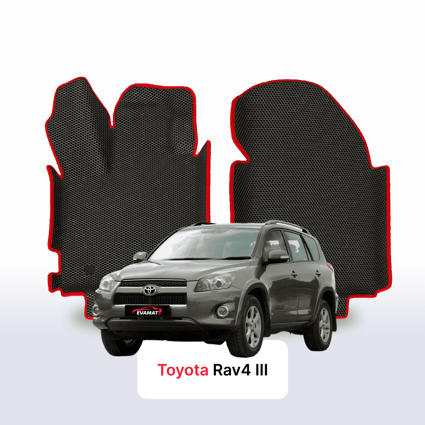 Car mats EVAMATS for Toyota Rav 4 (XA30) 3 gen 2005-2012 year SUV LONG
