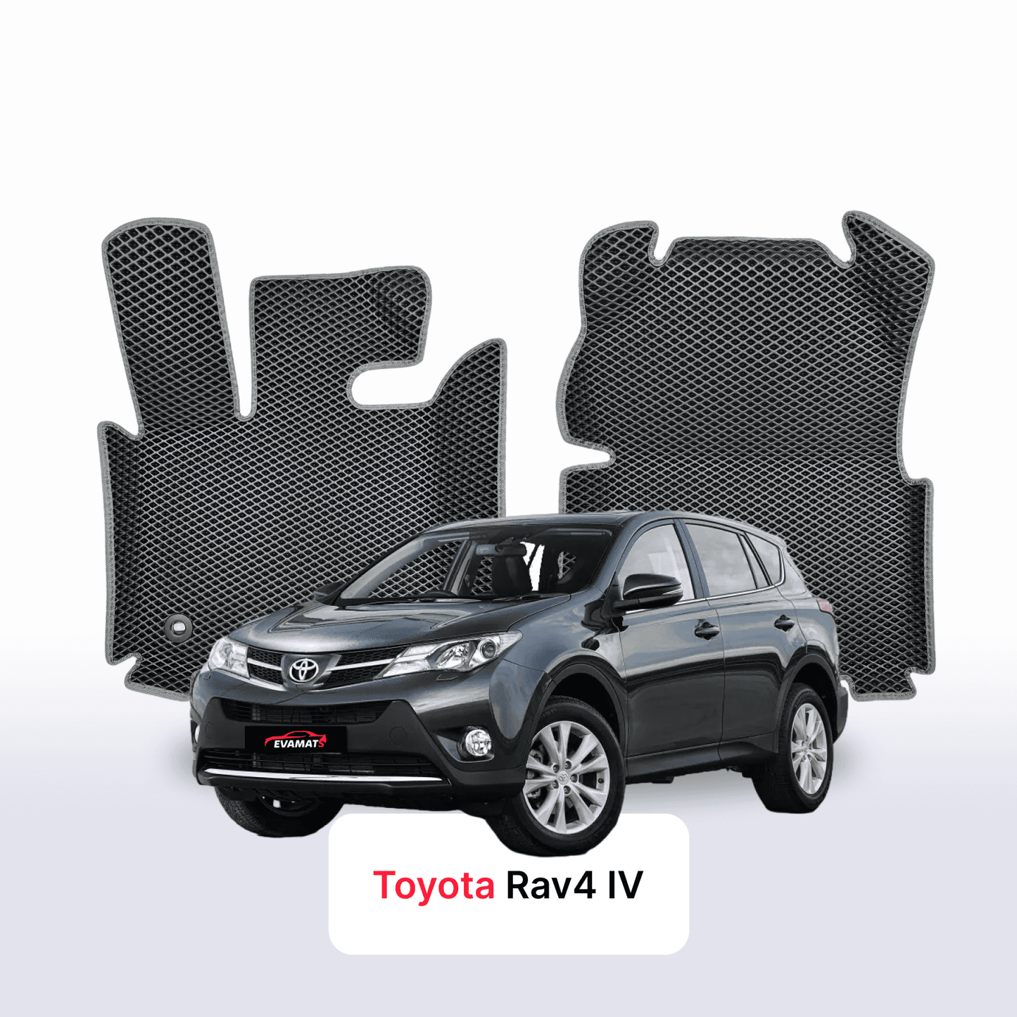 Car mats EVAMATS for Toyota Rav 4 (XA40) 4 gen 2013-2019 year SUV