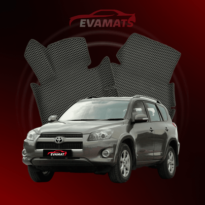 Car mats EVAMATS for Toyota Rav 4 (XA30) 3 gen 2005-2012 year SUV LONG