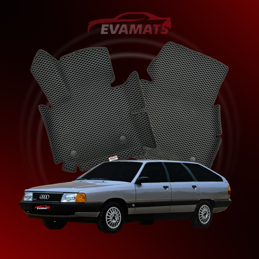 Car mats EVAMATS for Audi 100(C3) 3 gen 1988-1991 year STATION WAGON