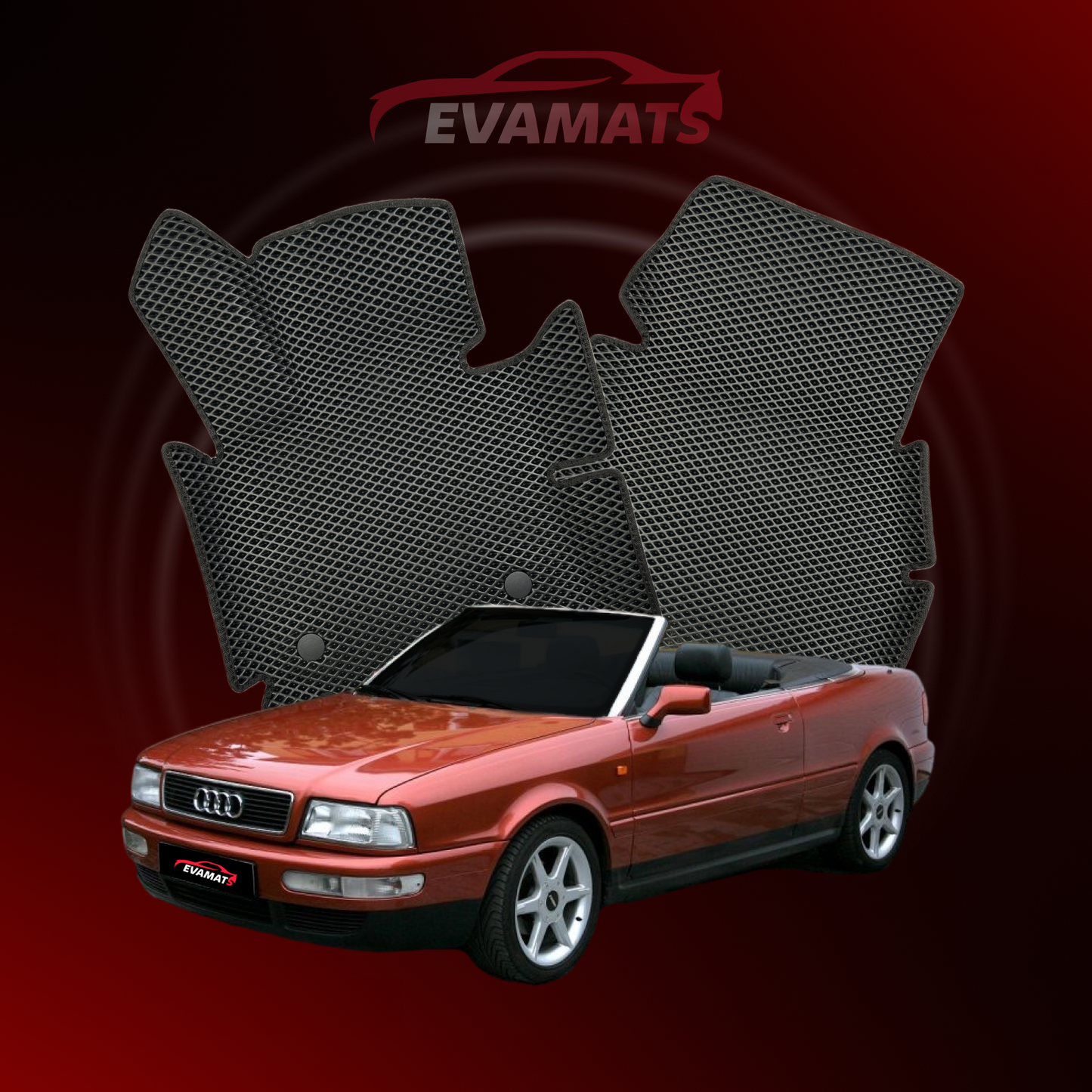 Autokoberce EVAMATS pre Audi 80(B4) 5 gen 1991-2000 rok CABRIO