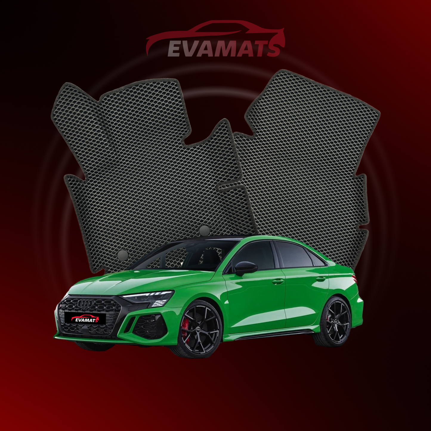 Autokoberce EVAMATS pro Audi RS 3(8Y) 3 gen 2021-2025 rok SEDAN