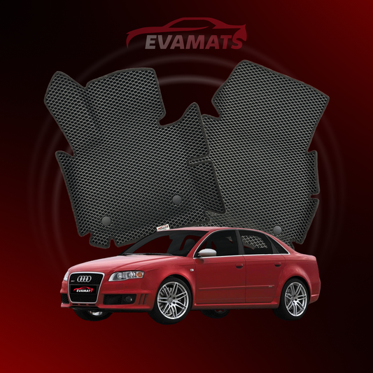 Alfombrillas de coche EVAMATS para Audi RS 4(B7) 2ª generación año 2005-2009 SEDAN