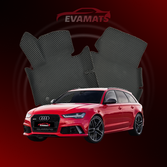 Autokoberce EVAMATS pro Audi RS 6(C7) 3 gen 2012-2018 rok STATION WAGON