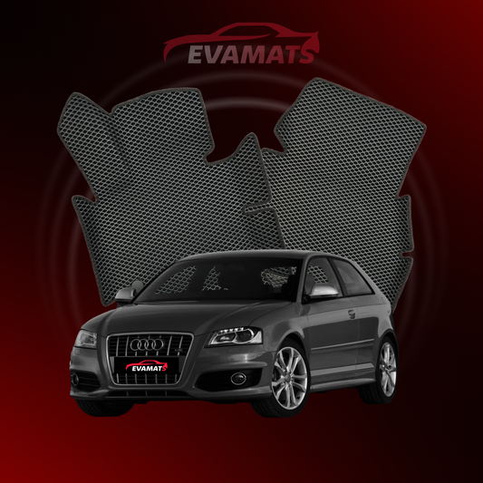 Car mats EVAMATS for Audi S3 (8P) 2 gen 2006-2012 year HATCHBACK 3 door