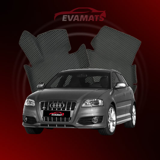 Car mats EVAMATS for Audi S3 (8P) 2 gen 2006-2012 year HATCHBACK 5 door