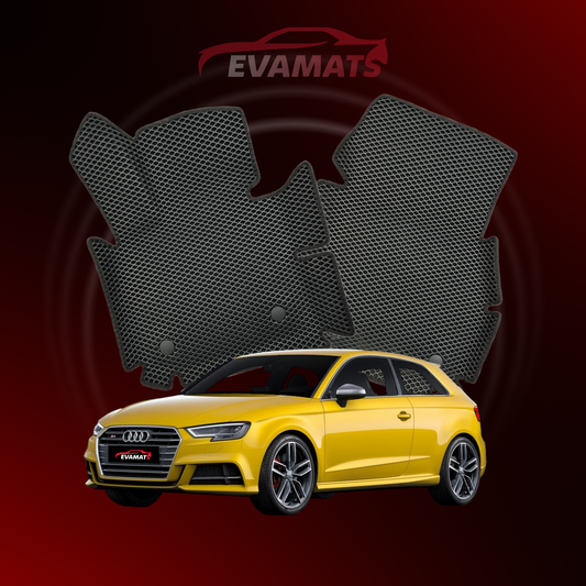 Car mats EVAMATS for Audi S3 (8V) 3 gen 2013-2020 year HATCHBACK 3 door