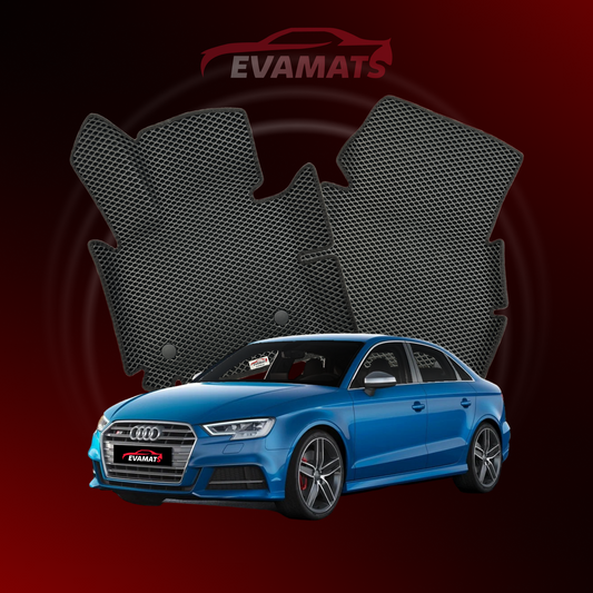 Car mats EVAMATS for Audi S3 (8V) 3 gen 2013-2020 year SEDAN