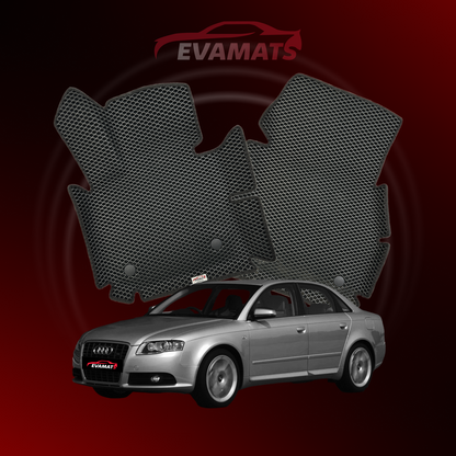 Car mats EVAMATS for Audi S4 (B7) 3 gen 2004-2008 year SEDAN