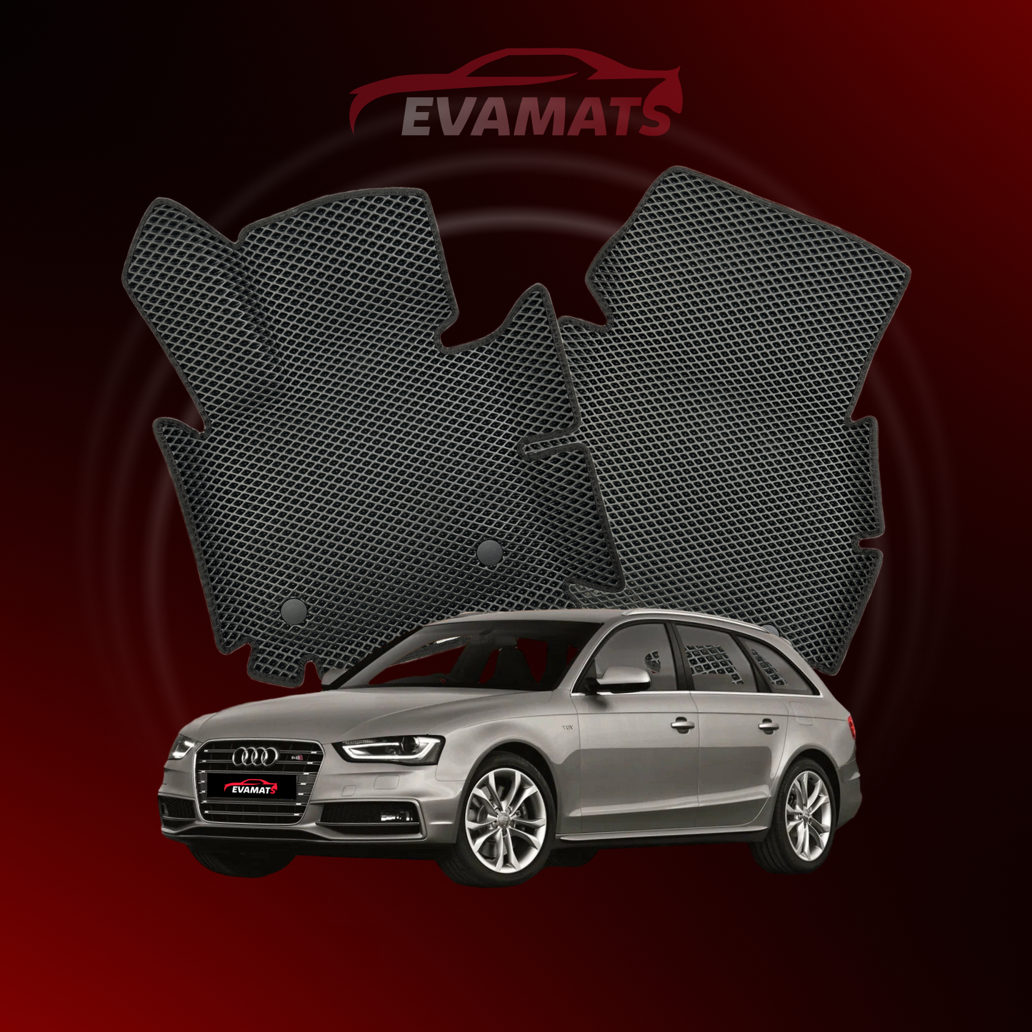 Car mats EVAMATS for Audi S4(B8) 4 gen 2008-2015 year STATION WAGON