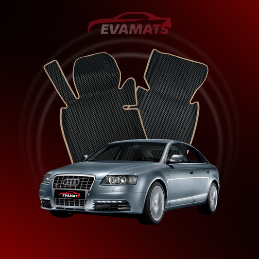 Car mats EVAMATS for Audi S6(C6) 3 gen 2005-2011 year SEDAN