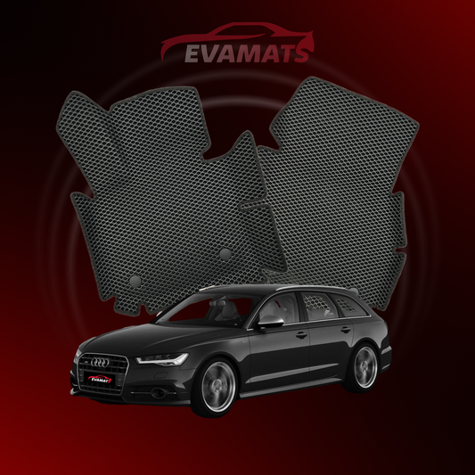 Alfombrillas de coche EVAMATS para Audi S6(C7) 4ª generación año 2012-2018 STATION WAGON