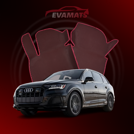 Car mats EVAMATS for Audi SQ7 (4M) 1 gen 2016-2025 year SUV 5 seater