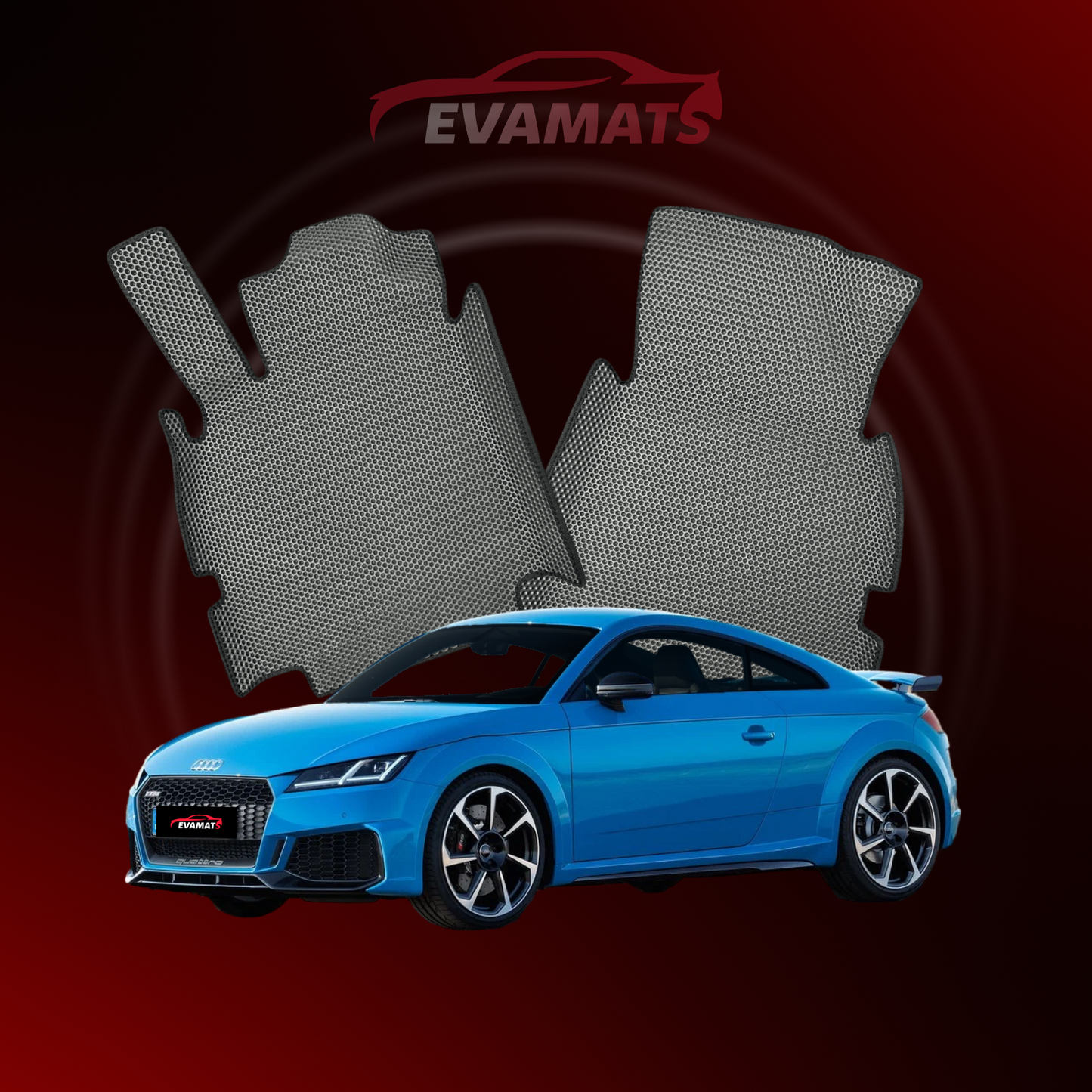 Alfombrillas de coche EVAMATS para Audi TT RS(8S) 3ª generación 2015-2023 año COUPE