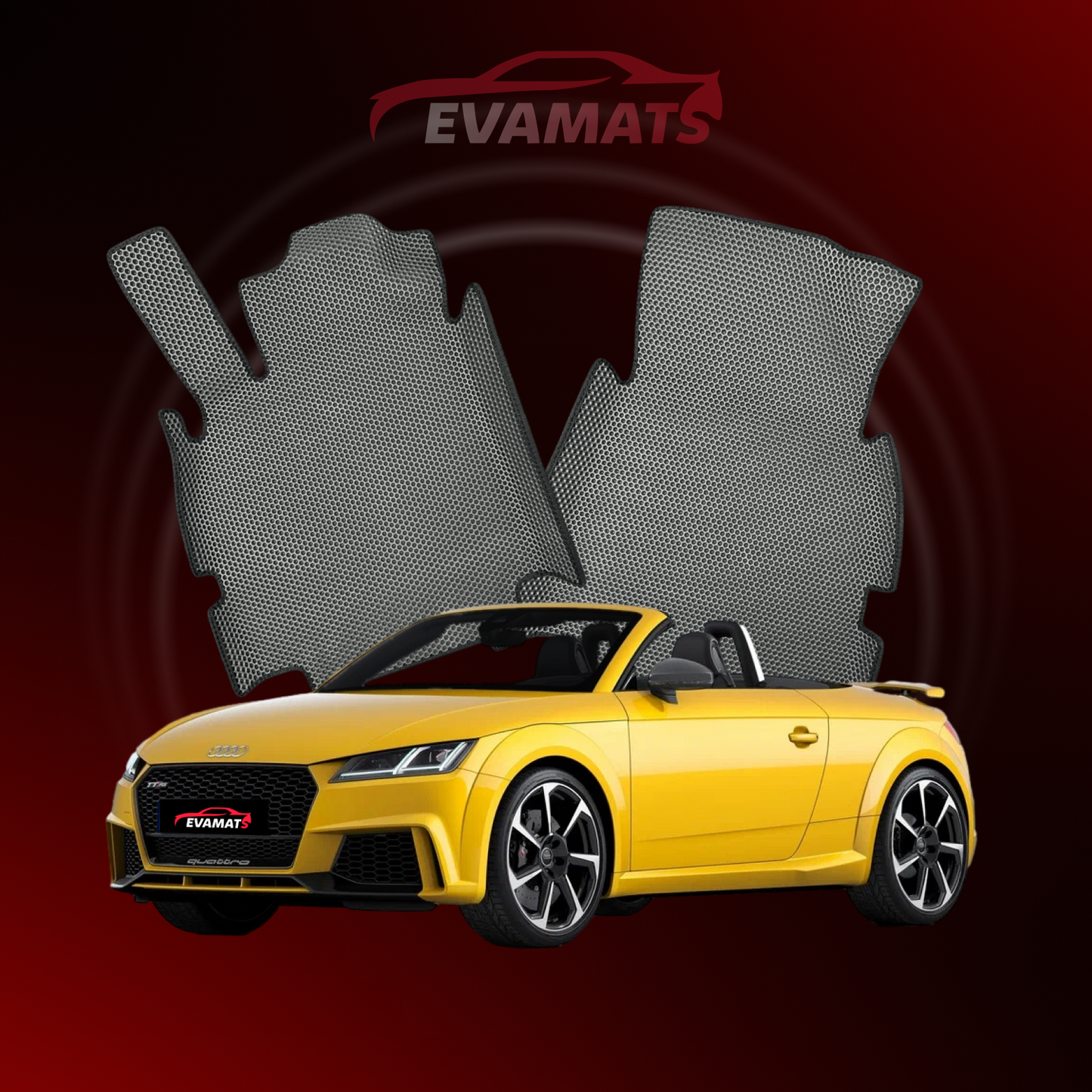 Alfombrillas EVAMATS para Audi TT RS(8S) 3ª generación año 2015-2023 CABRIO