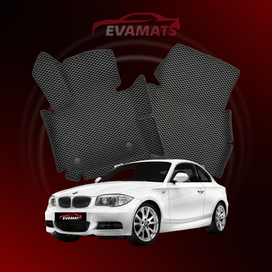 Tapis de voiture EVAMATS pour BMW 1(E82) 1 gen 2004-2014 année COUPE