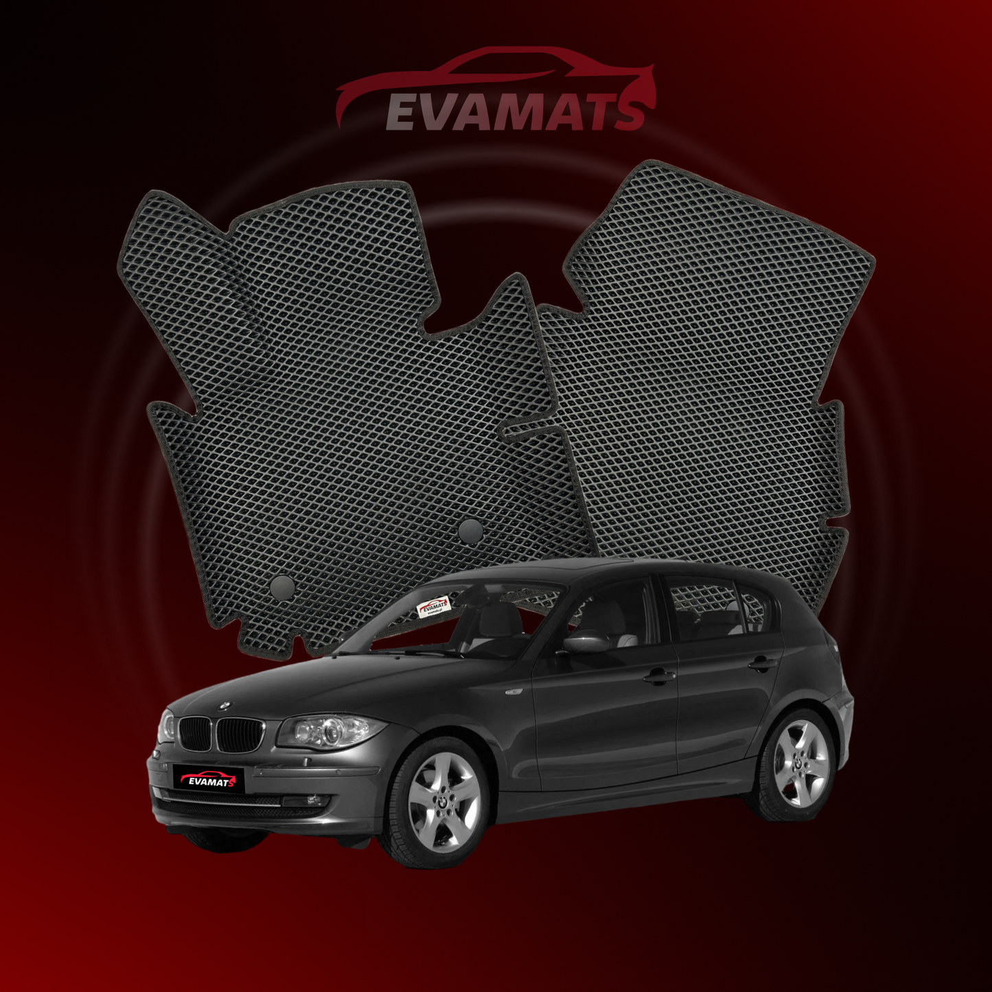 Tapis de voiture EVAMATS pour BMW 1(E87) 1 gen 2004-2011 année HAYON 5 portes