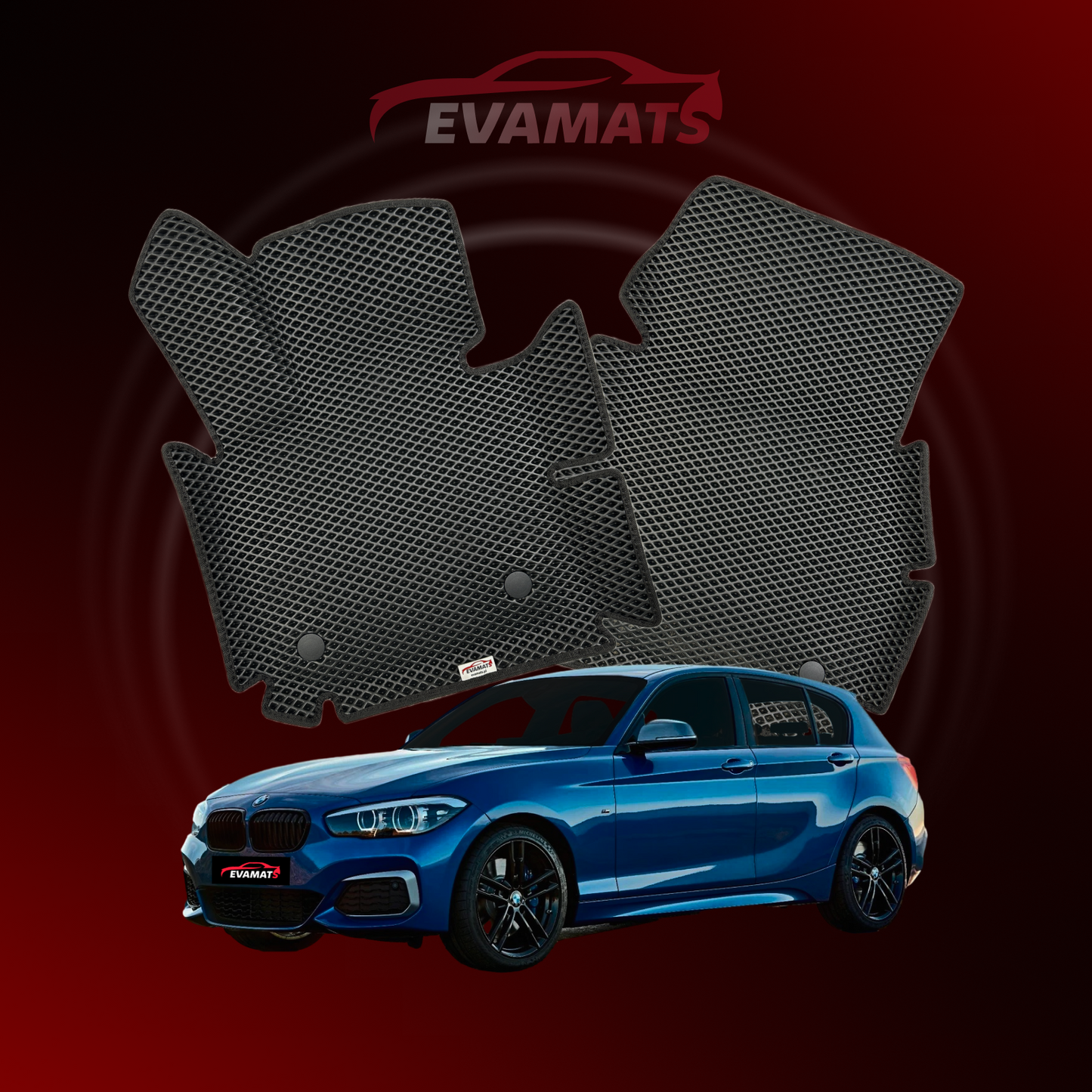 Autokoberce EVAMATS pro BMW 1(F20) 2 gen 2011-2019 rok HATCHBACK 5dv.