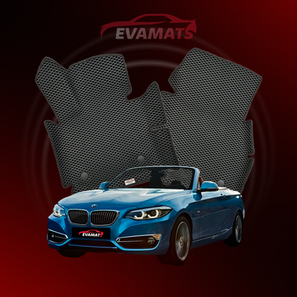 Autokoberce EVAMATS pre BMW 2(F22) 1 gen 2014-2021 rok CABRIO