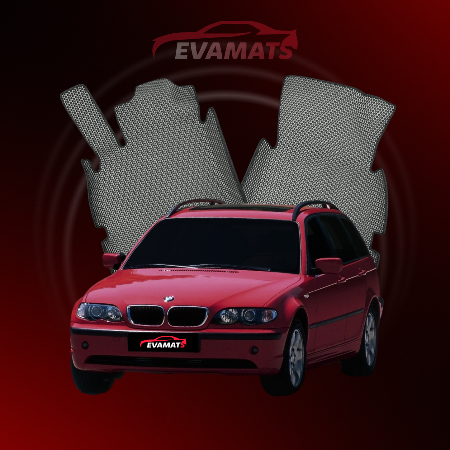 Tapis de voiture EVAMATS pour BMW 3(E46) 4 génération 1998-2007 année STATION WAGON