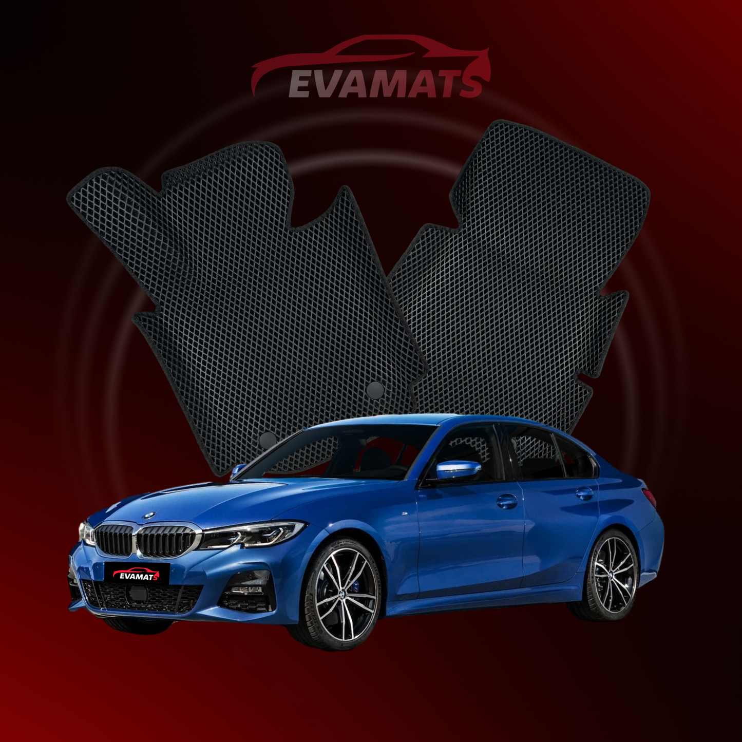 Car mats EVAMATS for BMW 3(G20) 7 gen 2018-2025 year SEDAN