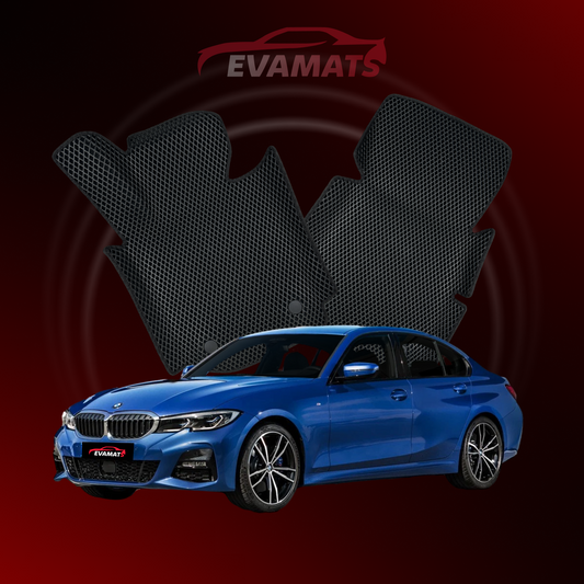 Car mats EVAMATS for BMW 3(G20) 7 gen 2018-2025 year SEDAN