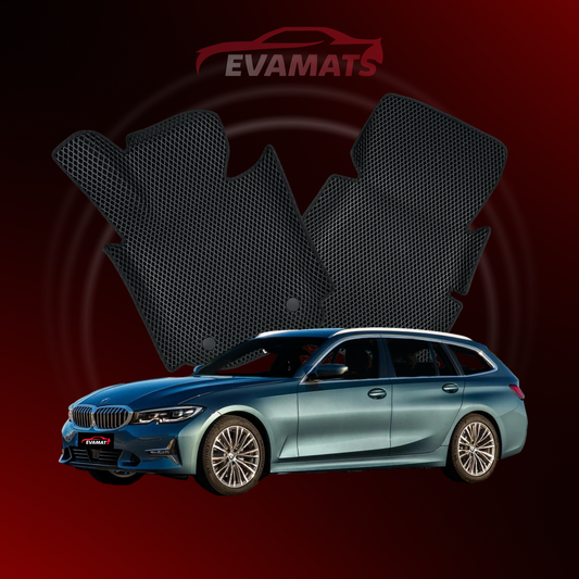 Alfombrillas de coche EVAMATS para BMW 3(G21) 7ª generación año 2018-2025 STATION WAGON