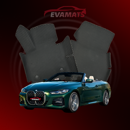 Car mats EVAMATS for BMW 4(G23) 2 gen 2020-2025 year CABRIO