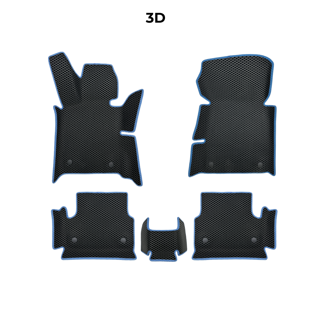 Car mats EVAMATS for BMW 5 (G31) 7 gen 2017-2024 year STATION WAGON