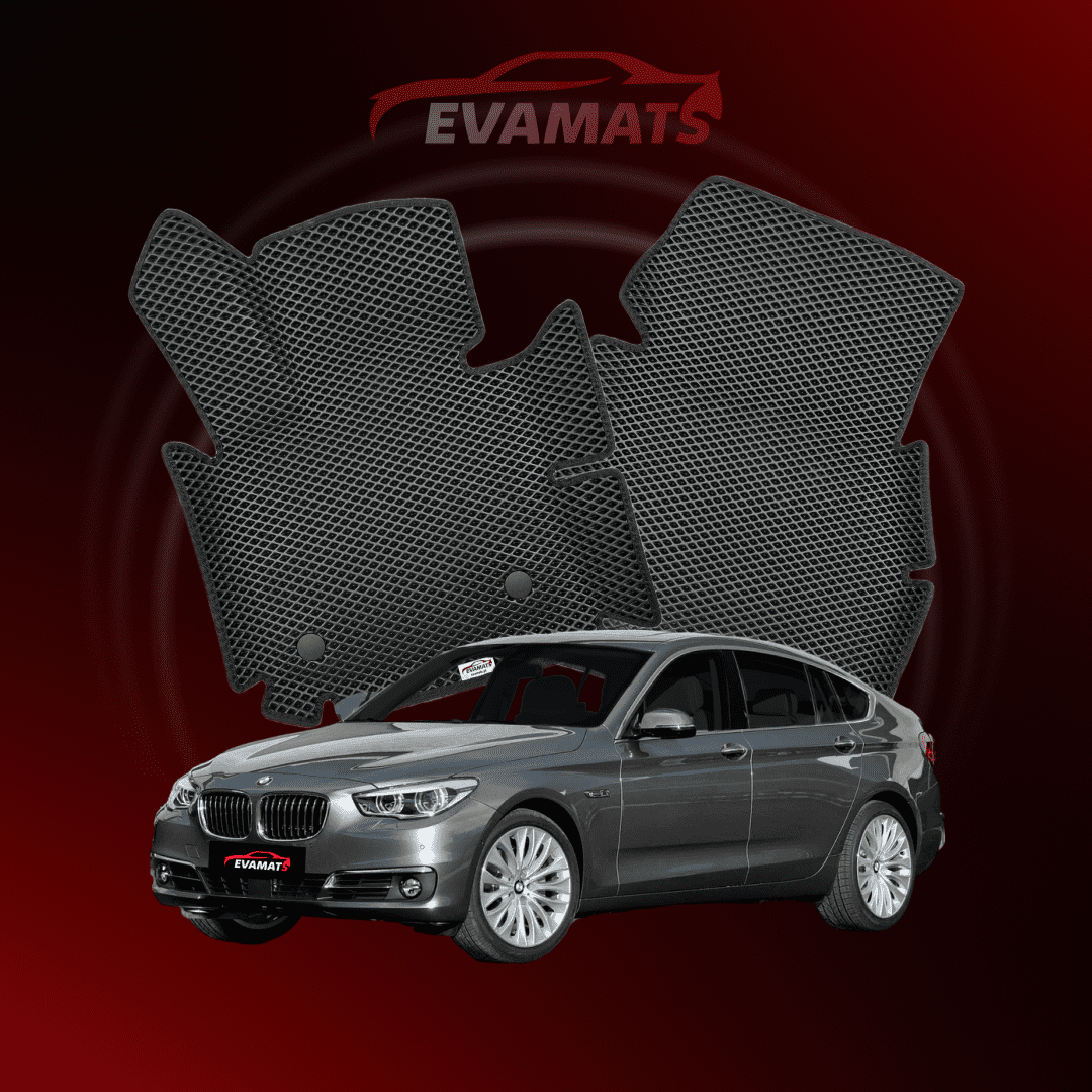 Car mats EVAMATS for BMW 5 (F07) 6 gen 2009-2017 year GRAN TURISMO LIFTBACK