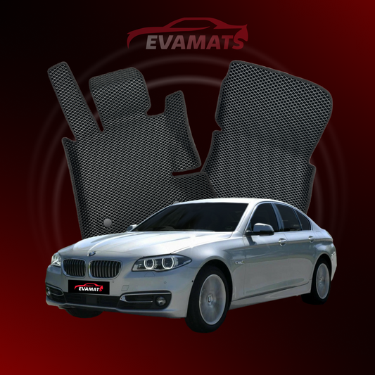 Car mats EVAMATS for BMW 5 (F10) 6 gen 2009-2017 year SEDAN