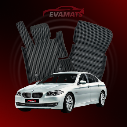 Alfombrillas de coche EVAMATS para BMW 5 (F10) 6ª generación año 2009-2017 SEDAN LONG