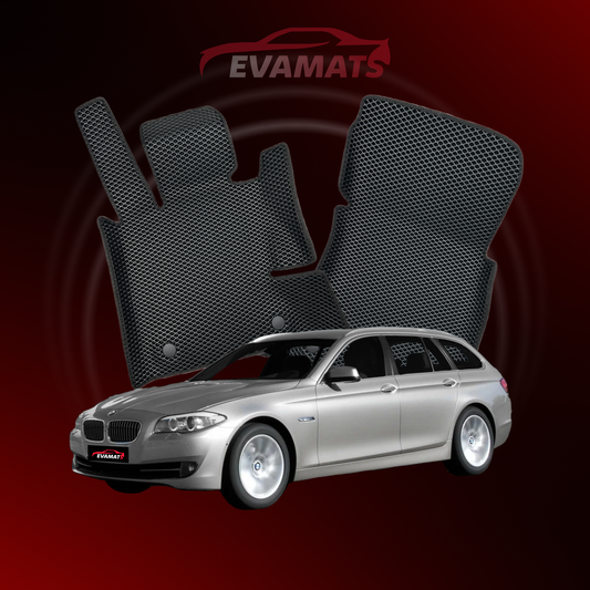 Alfombrillas de coche EVAMATS para BMW 5 (F11) 6ª generación año 2009-2017 STATION WAGON