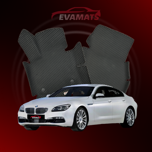 Tapis de voiture EVAMATS pour BMW 6 (F06) 3 gen 2011-2018 année GRAN COUPE BERLINE