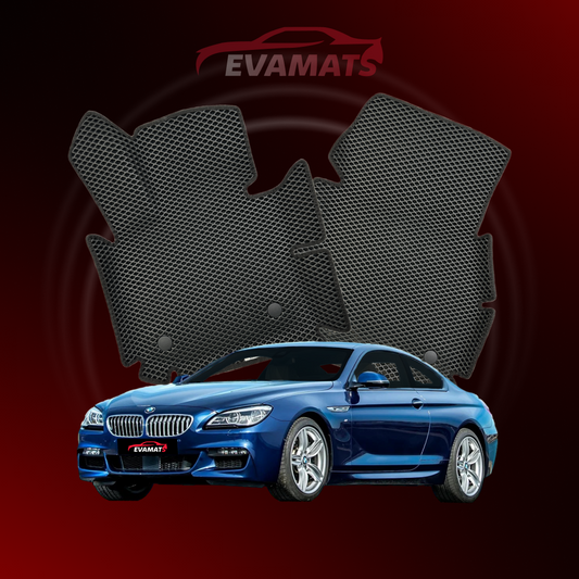 Tapis de voiture EVAMATS pour BMW 6 (F12) 3 gen 2011-2018 année COUPÉ