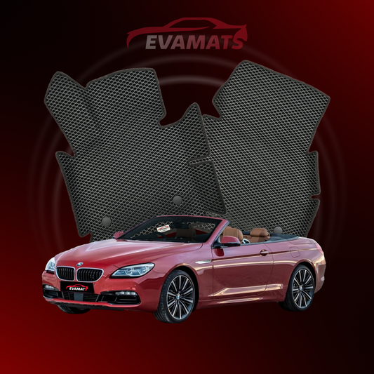 Tapis de voiture EVAMATS pour BMW 6 (F13) 3 gen 2011-2018 année CABRIO