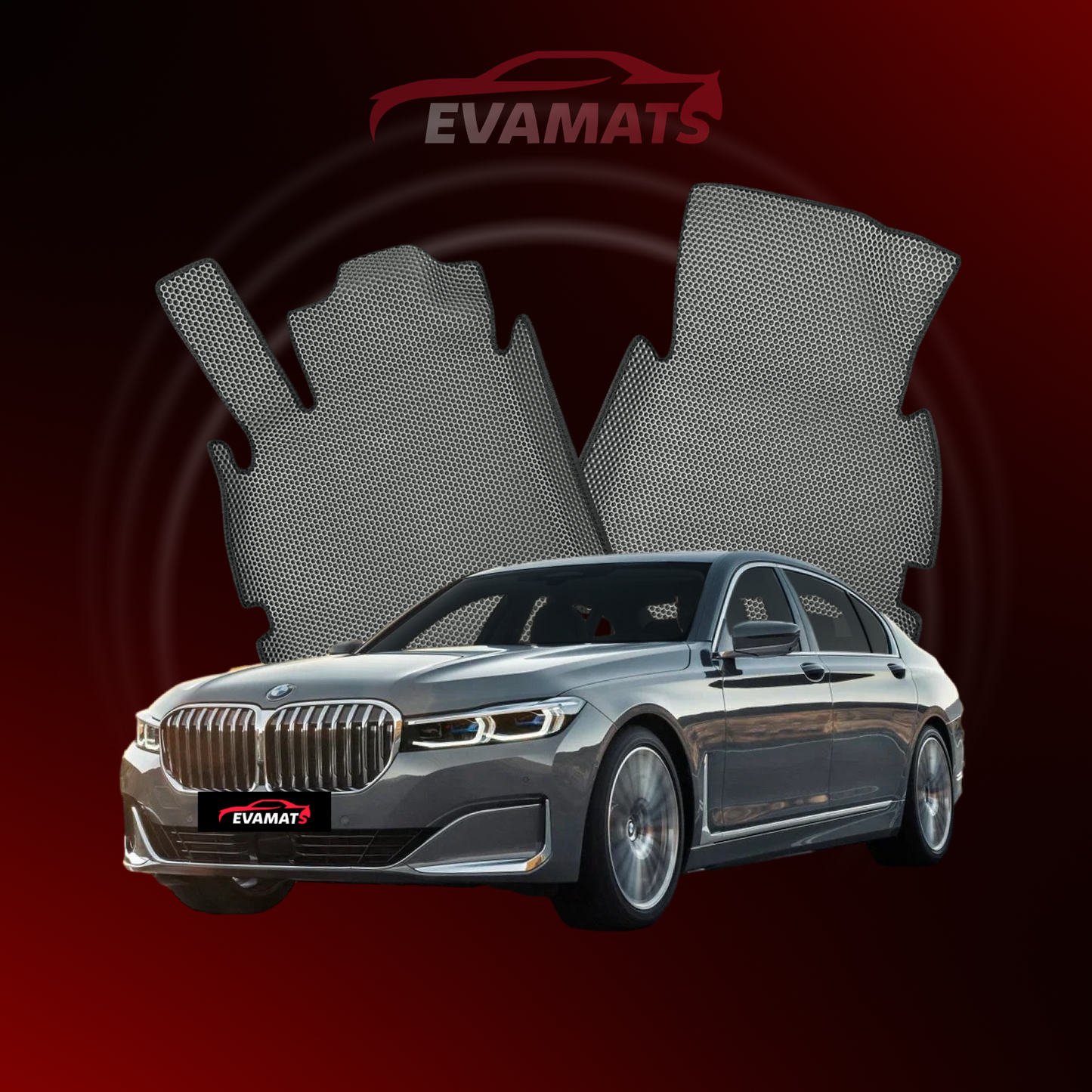 Autokoberce EVAMATS pro BMW 7 (G12) 6 gen 2015-2022 rok SEDAN LONG