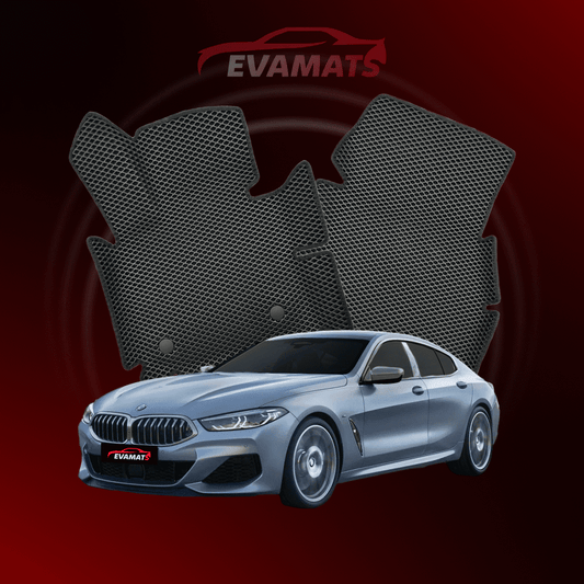 Alfombrillas de coche EVAMATS para BMW 8 (G16) 2ª generación año 2018-2025 GRAN COUPE SEDAN